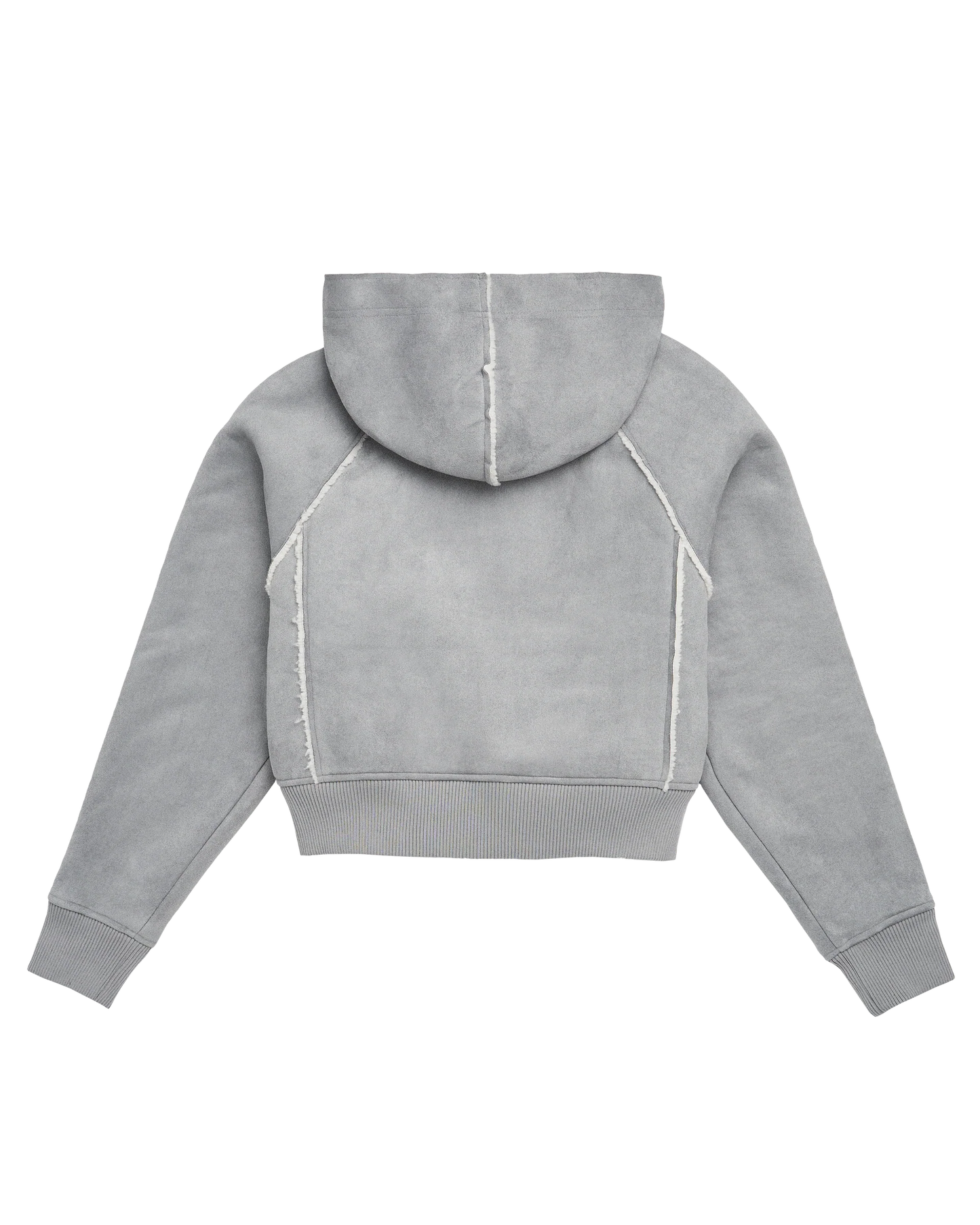 Folklore Album Gray Faux Shearling Jacket