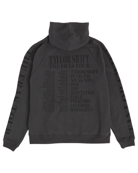 Taylor Swift | The Eras Tour Through London Black Hoodie