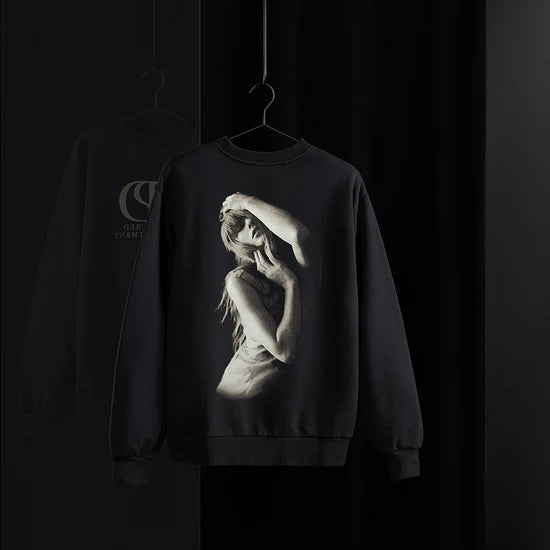 The Tortured Poets Department Black Crewneck