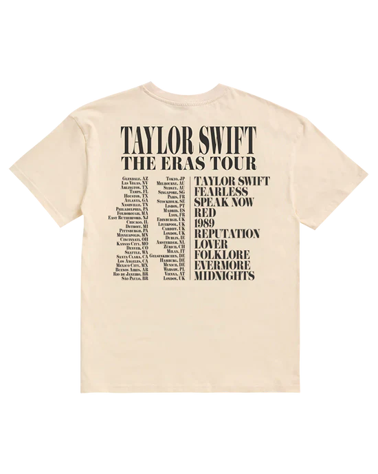 Taylor Swift | The Eras International Tour Beige T-Shirt