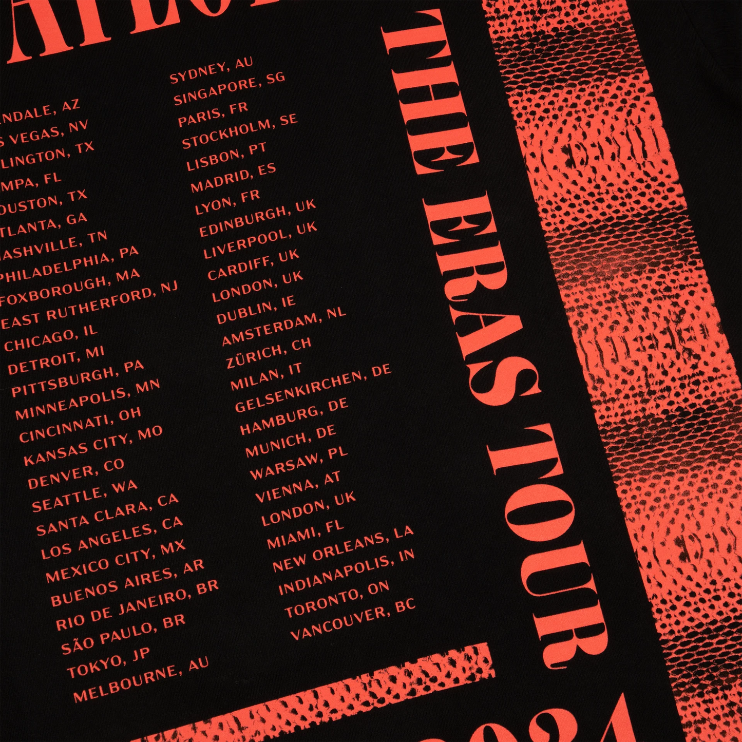 Taylor Swift | Thee Eras Tour Reputation Live Photo Oversized T-Shirt