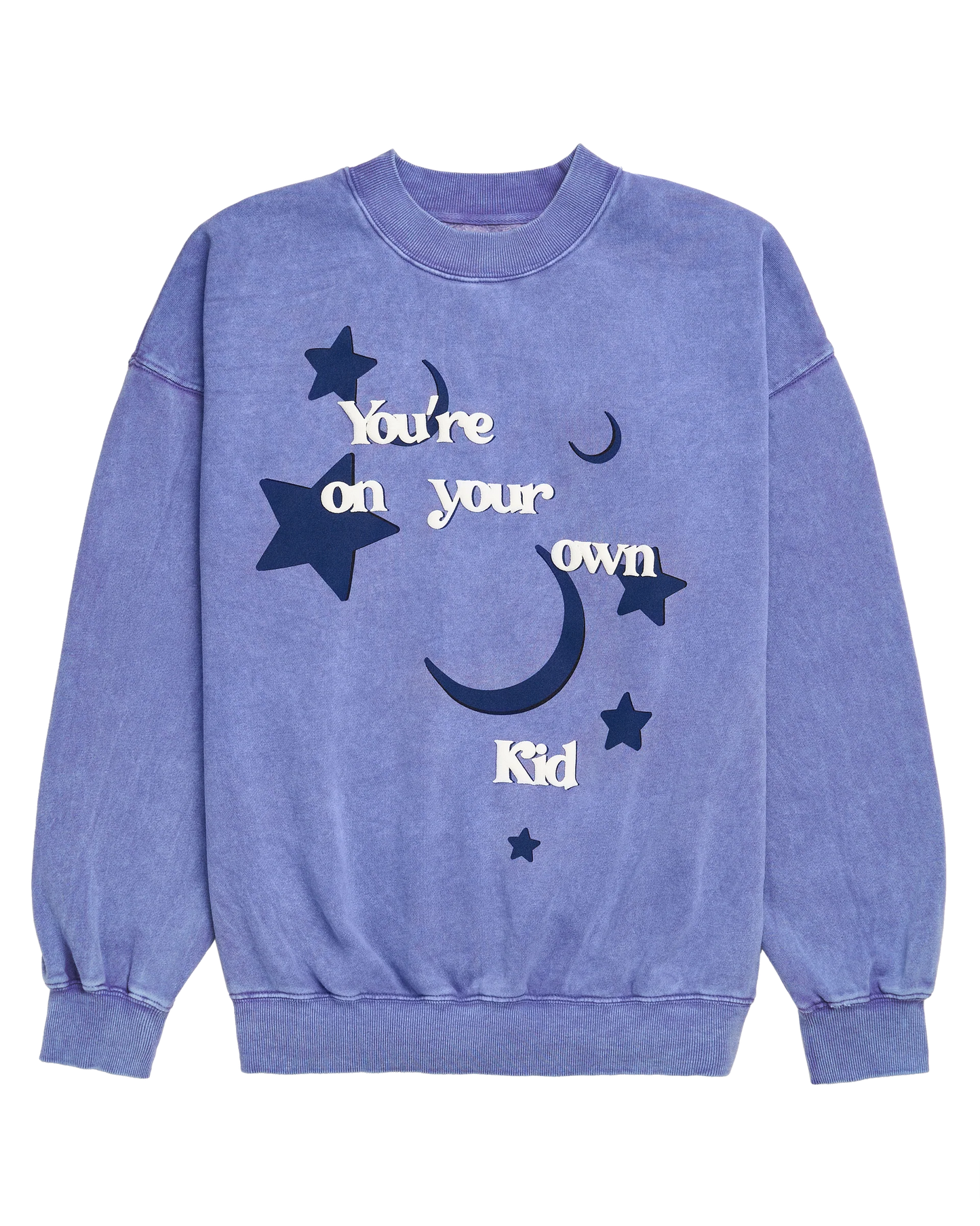 You're On Your Own Kid Purple Crewneck Sweatshirt