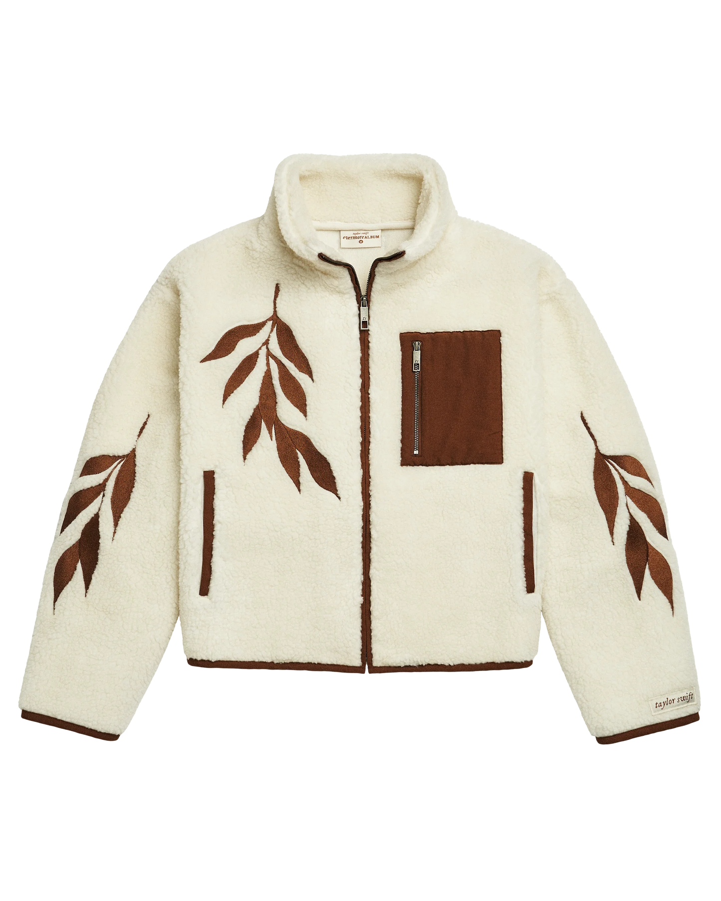 Life is a Willow Zip Up Sherpa Fleece Jacket