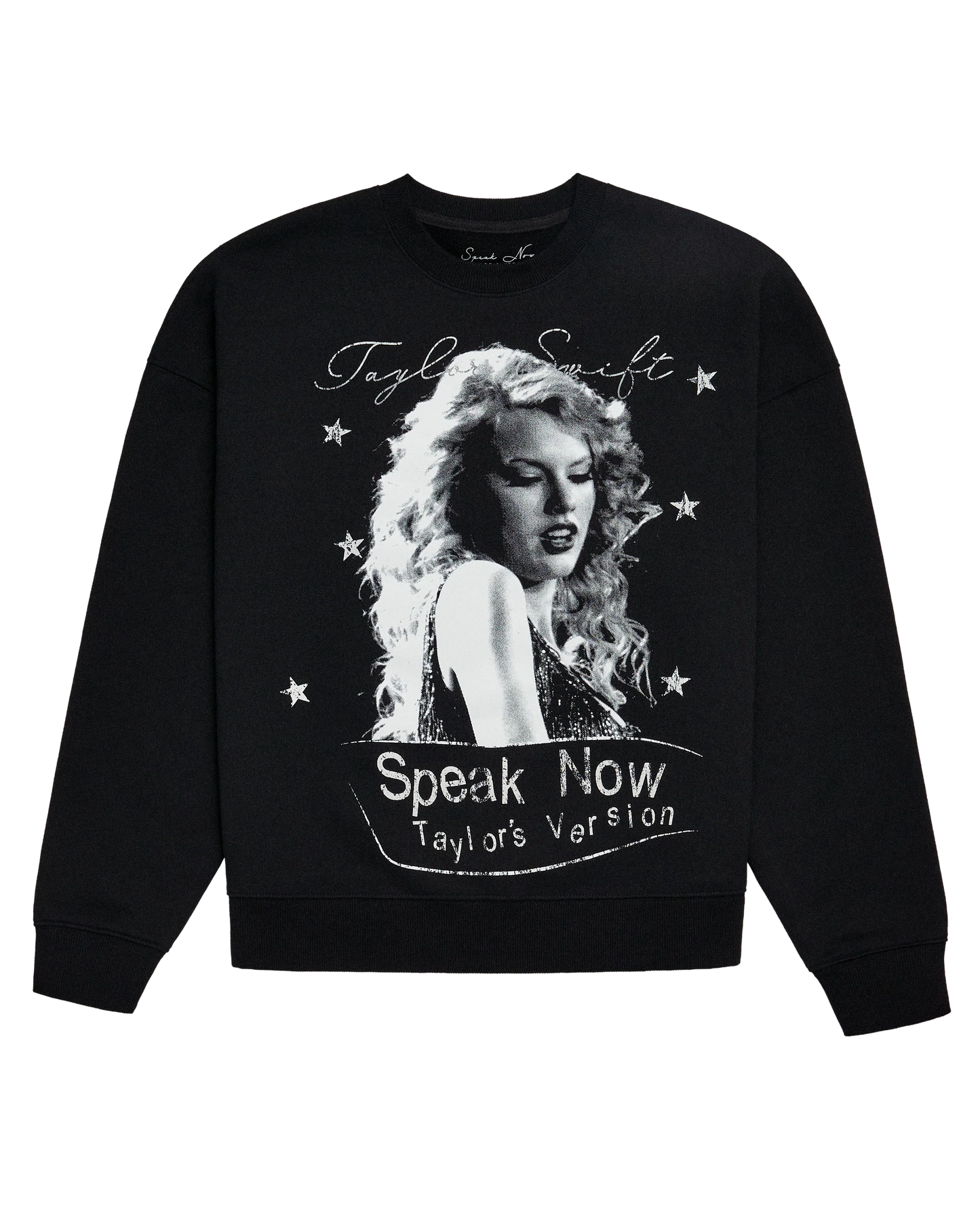 Speak Now (Taylor's Version) Black Crewneck Sweatshirt
