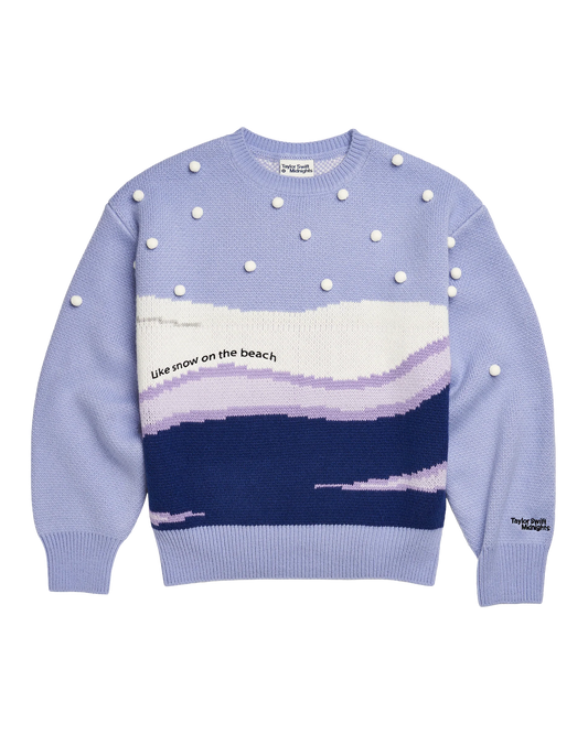 Like Snow On The Beach Sweater