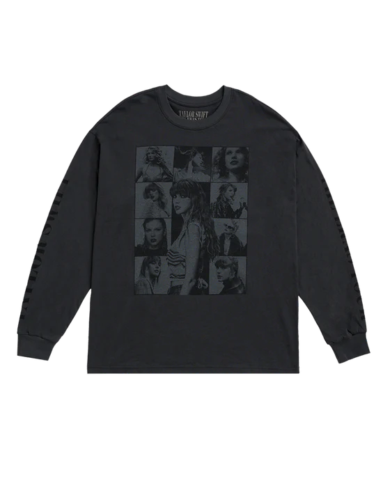 Taylor Swift| The Eras Tour Black Long Sleeve T-Shirt