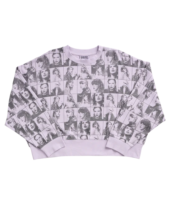 Taylor Swift | The Eras Tour Cropped Lavender Pullover