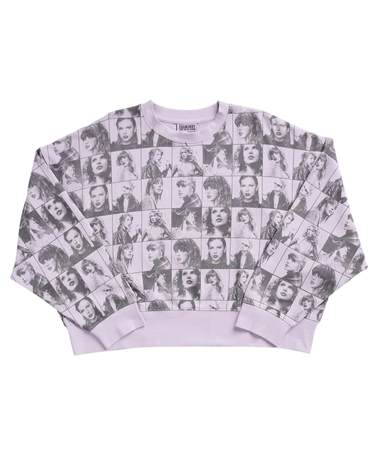 Taylor Swift | The Eras Tour Cropped Lavender Pullover