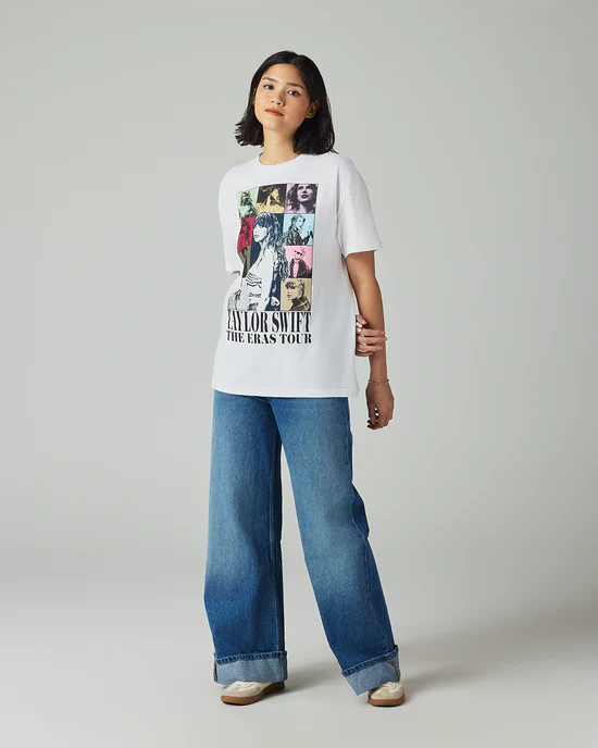 Taylor Swift | The Eras Tour Through LA White T-Shirt