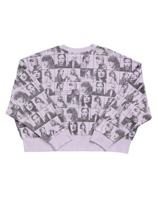 Taylor Swift | The Eras Tour Cropped Lavender Pullover