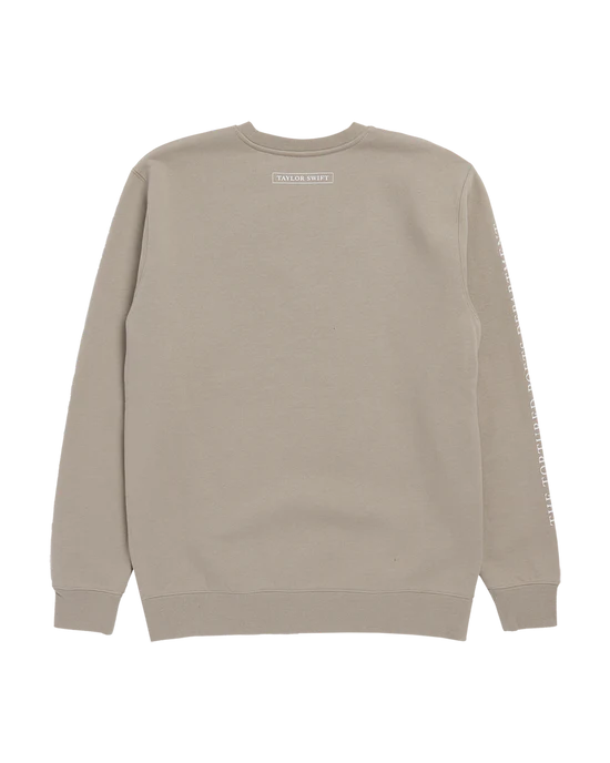 The Tortured Poets Department Beige Crewneck