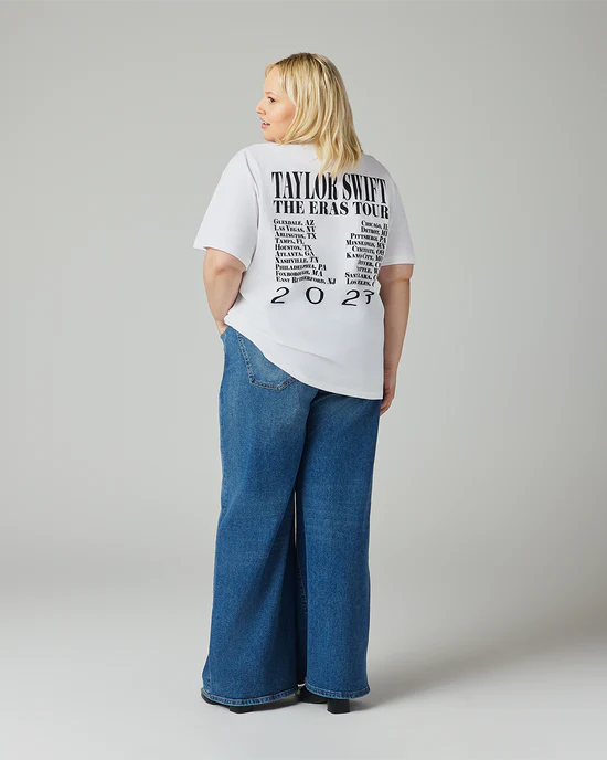 Taylor Swift | The Eras Tour Through LA White T-Shirt