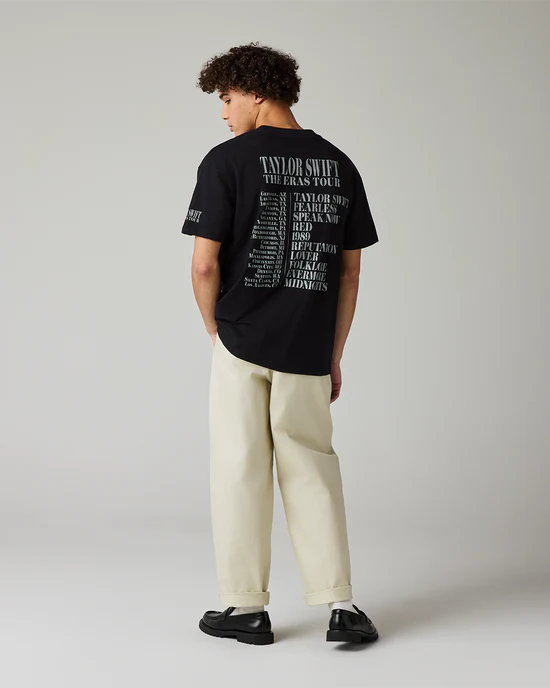Taylor Swift | The Eras Tour Through LA Black T-Shirt