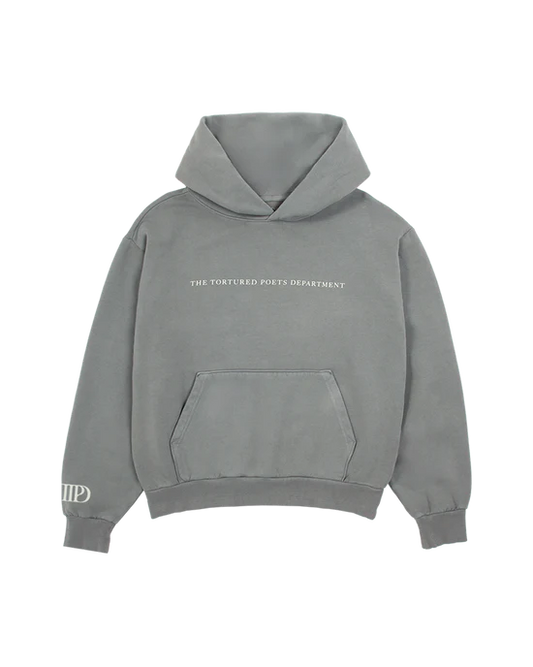 The Tortured Poets Department Gray Hoodie