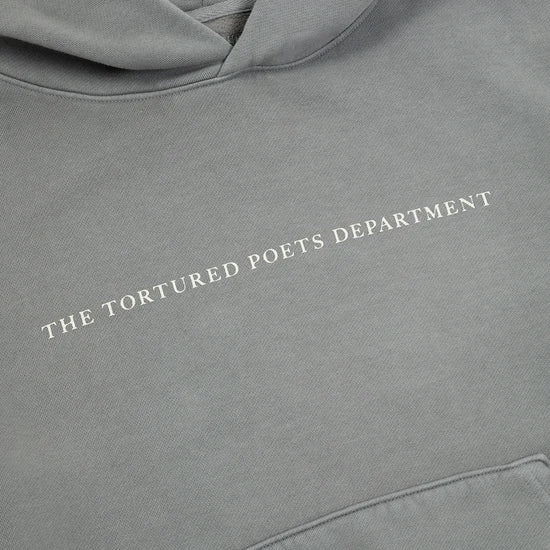 The Tortured Poets Department Gray Hoodie