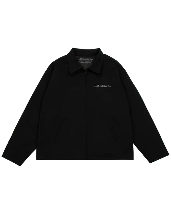 The Tortured Poets Department Black Jacket & 2 Patch Set Bundle