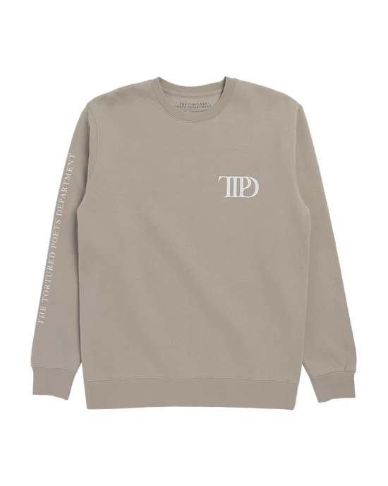 The Tortured Poets Department Beige Crewneck
