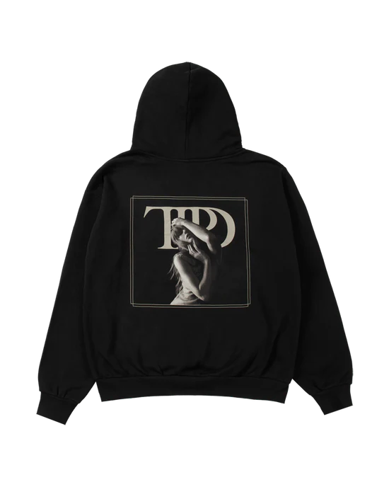 The Tortured Poets Department Black Hoodie