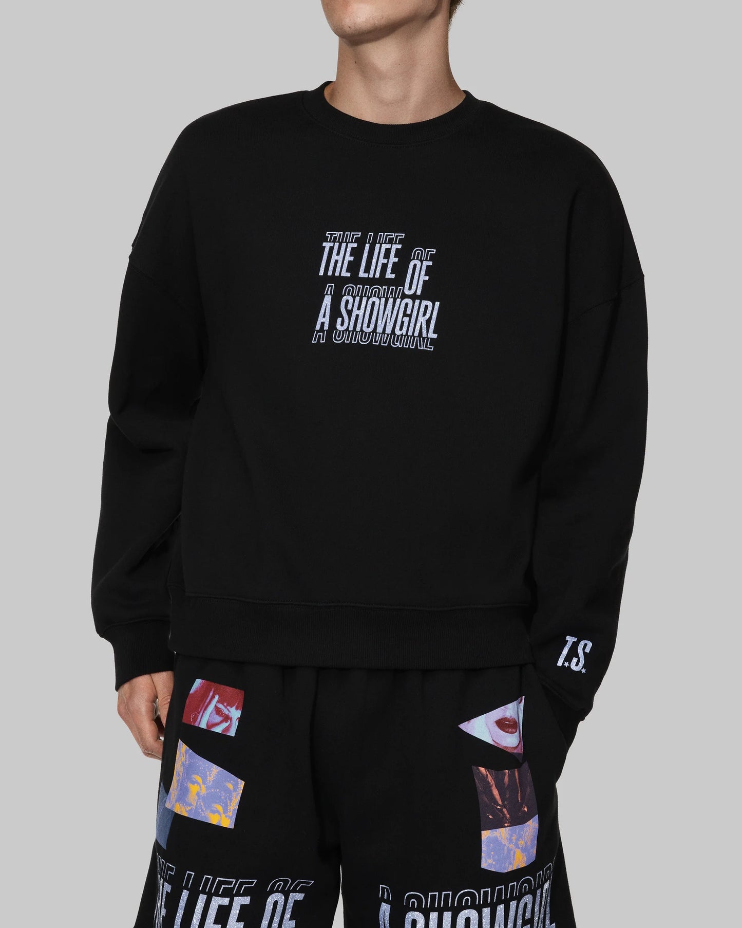 The Life of a Showgirl It's Frightening Black Crewneck Sweatshirt