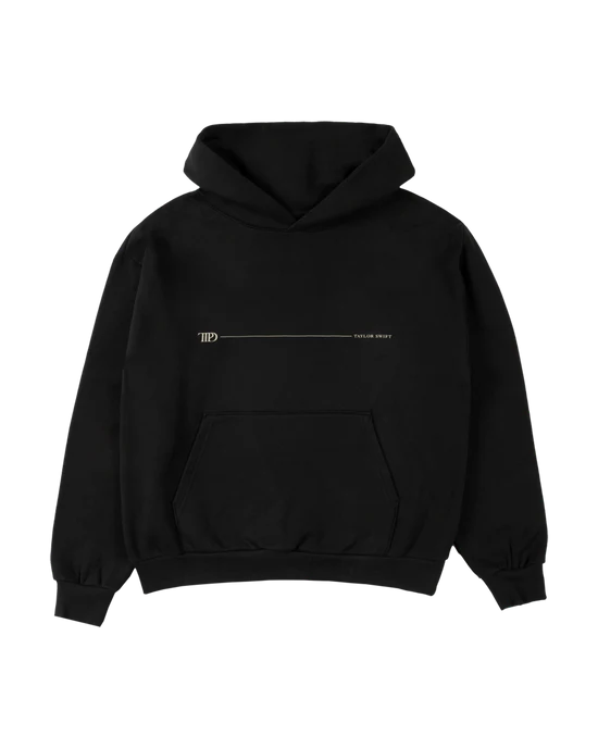 The Tortured Poets Department Black Hoodie