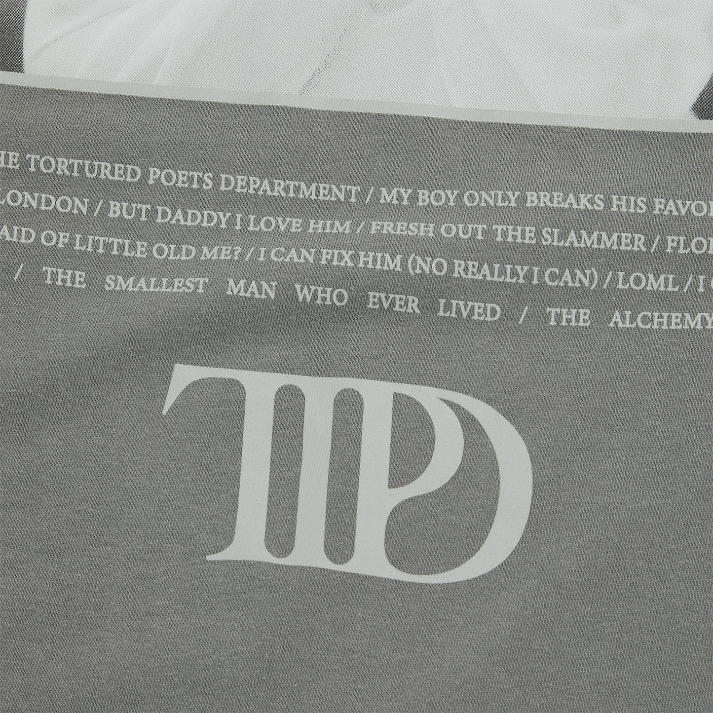The Tortured Poets Department Gray Photo Long Sleeve T-Shirt
