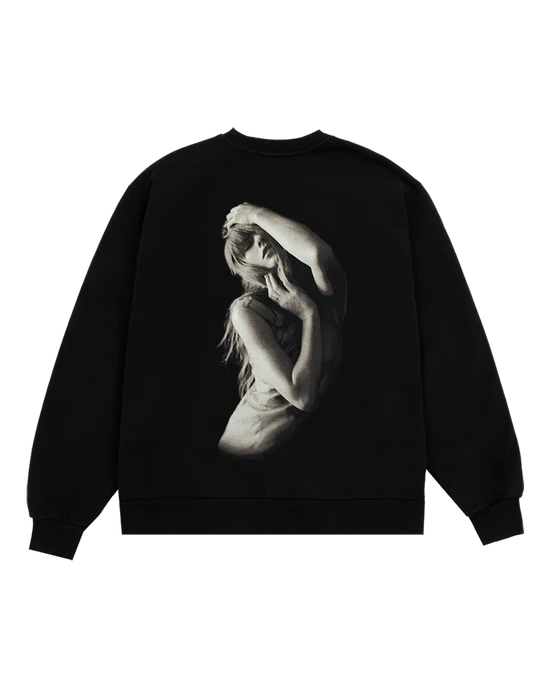 The Tortured Poets Department Black Crewneck