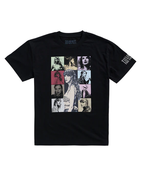 Taylor Swift | The Eras Tour Through London Black T-Shirt