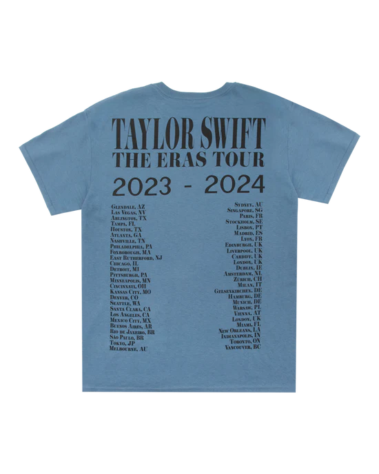 Taylor Swift | The Eras Tour Blue T-Shirt