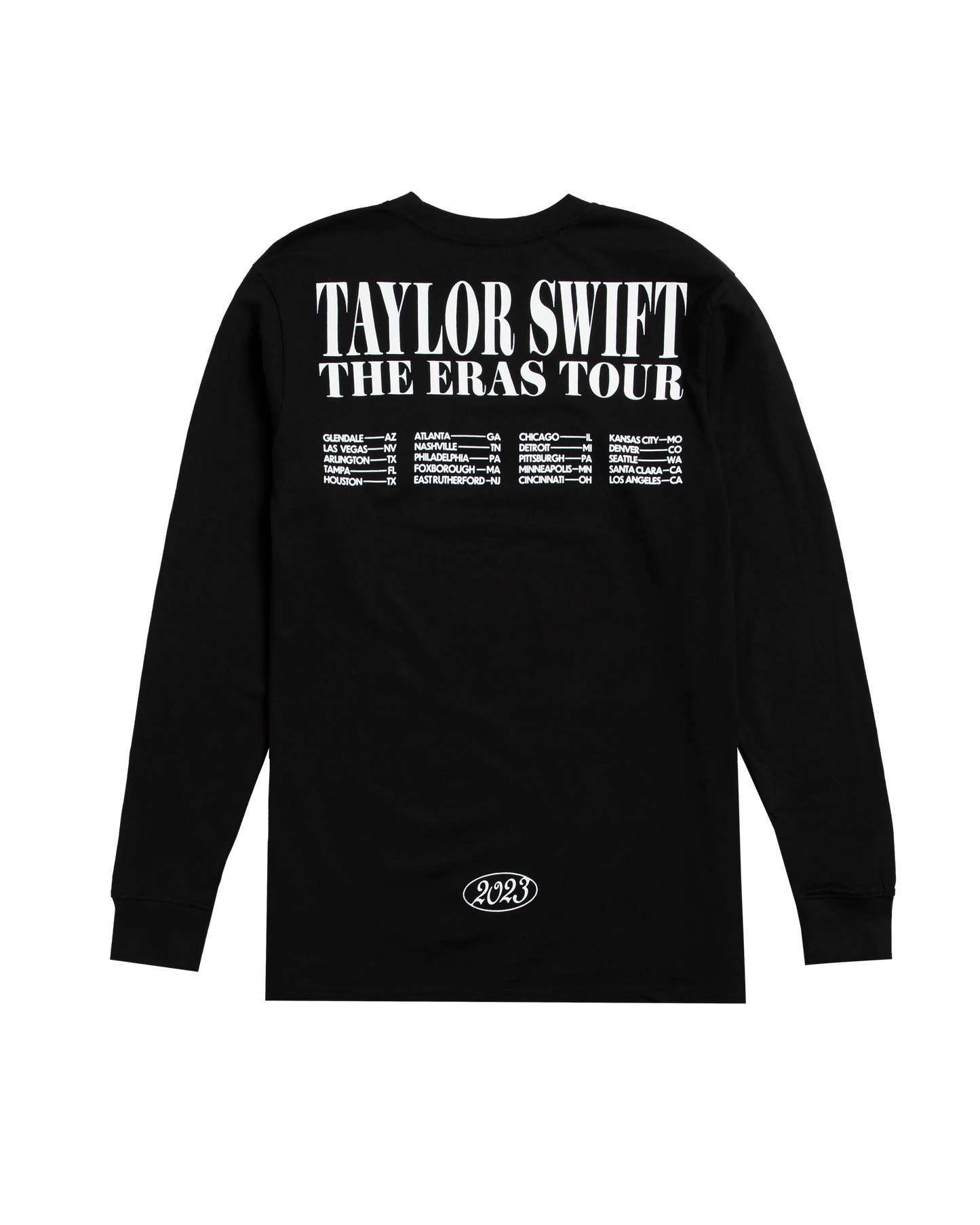 Taylor Swift | The Eras Tour Collage Black Long Sleeve