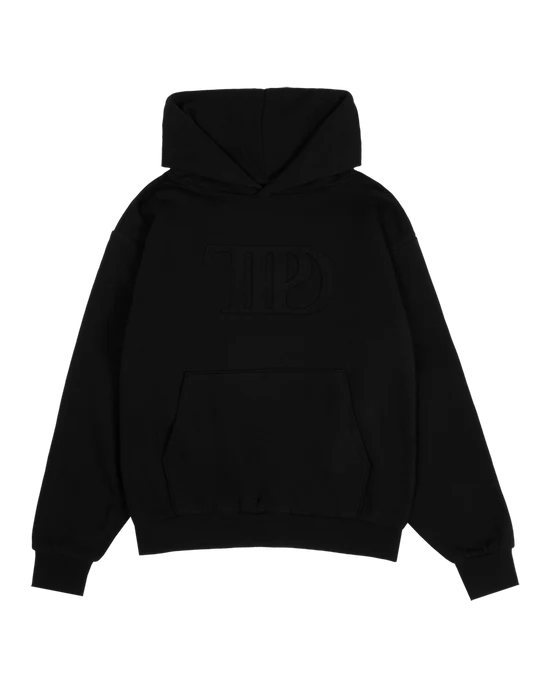 TTPD Black Embossed Hoodie