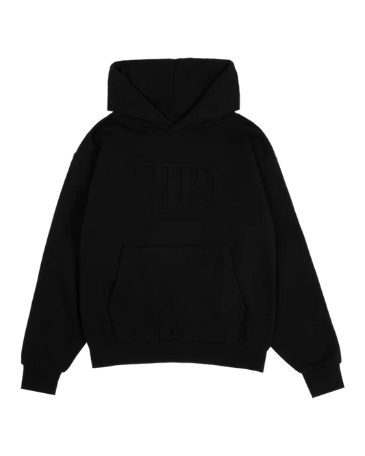 TTPD Black Embossed Hoodie