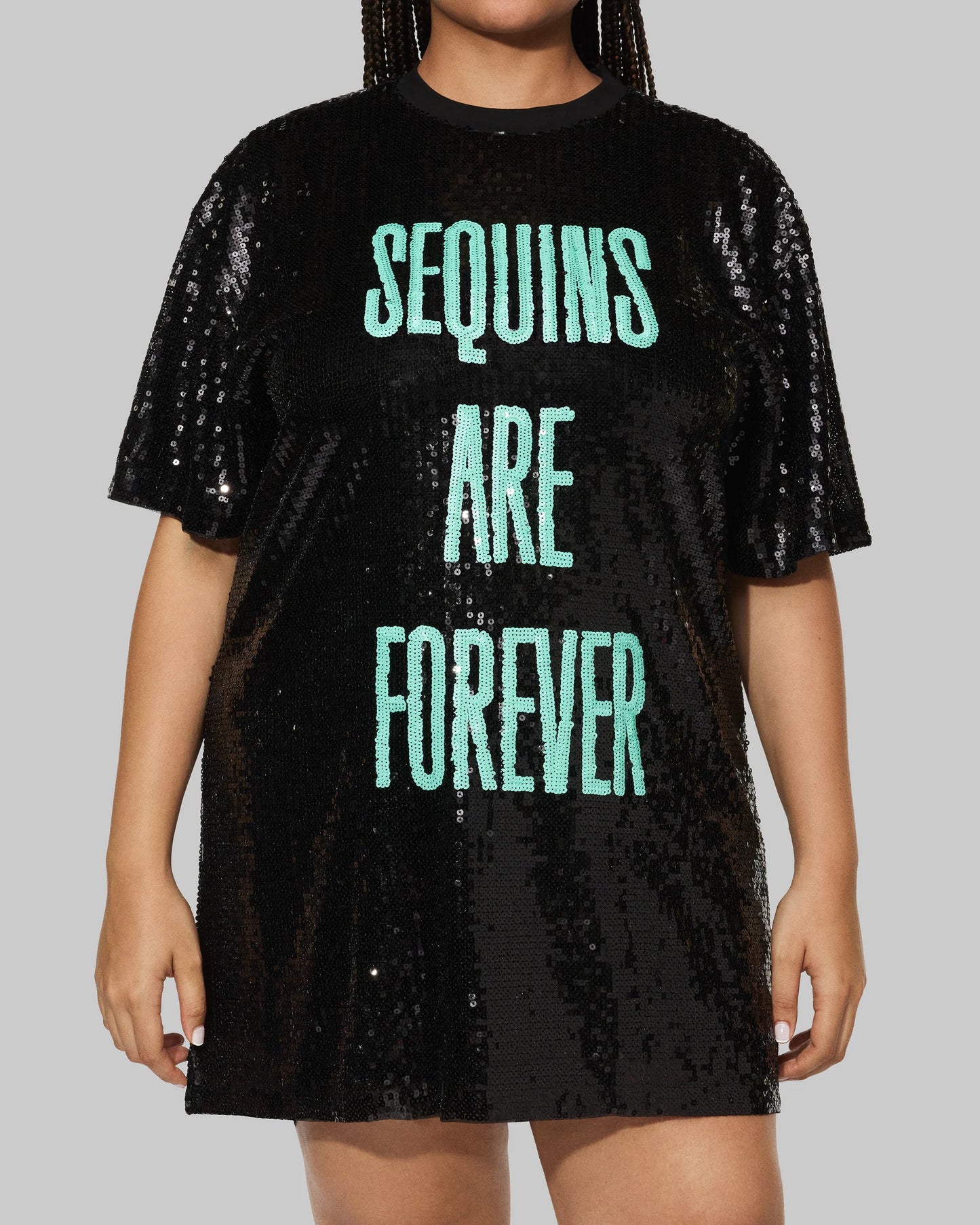 Sequins Are Forever T-Shirt Dress