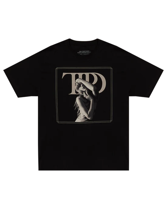 The Tortured Poets Department Black Photo T-Shirt