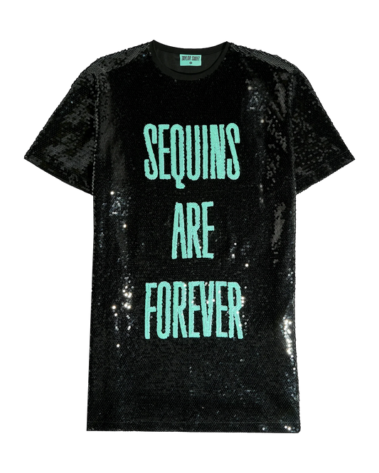 Sequins Are Forever T-Shirt Dress