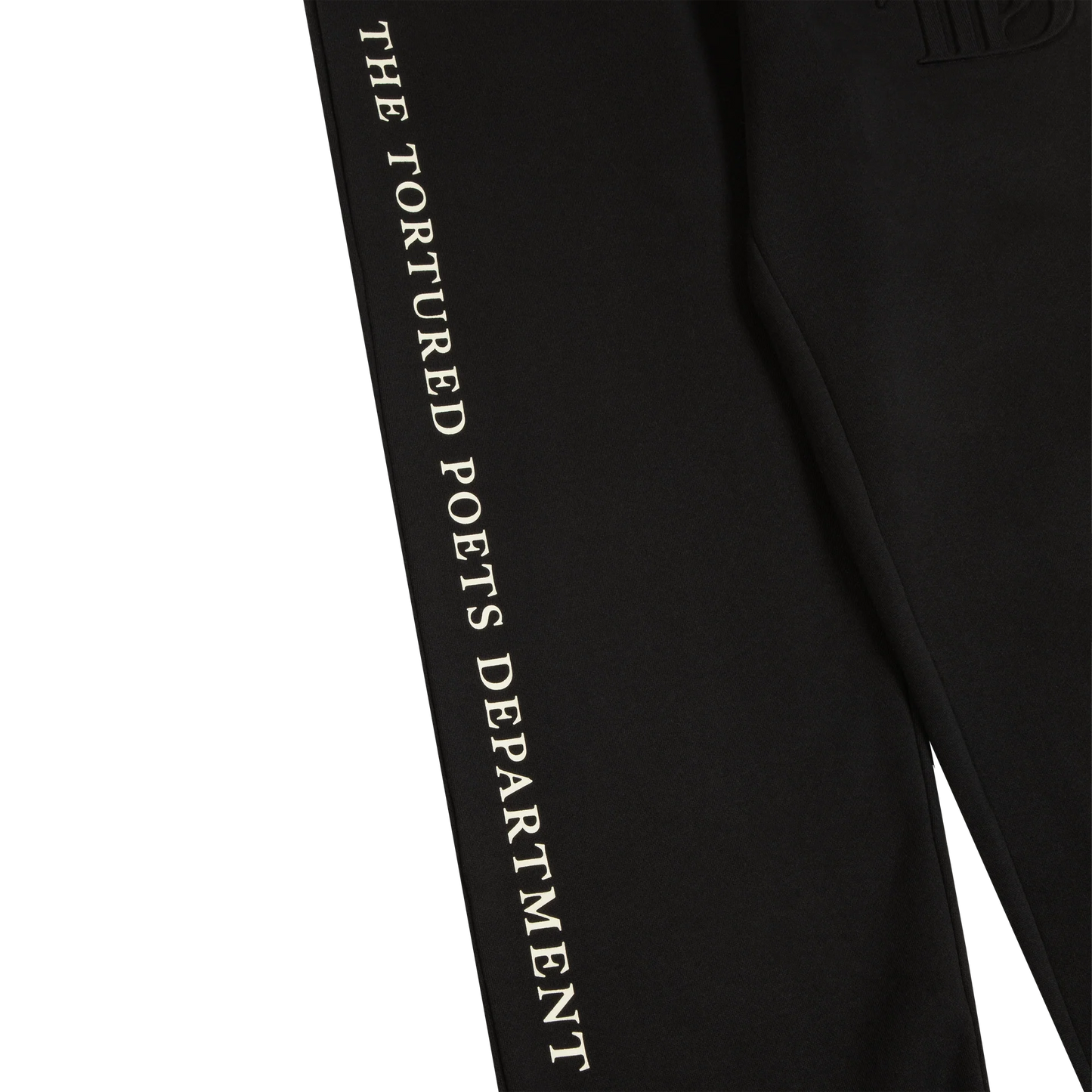 TTPD Black Embossed Sweatpants