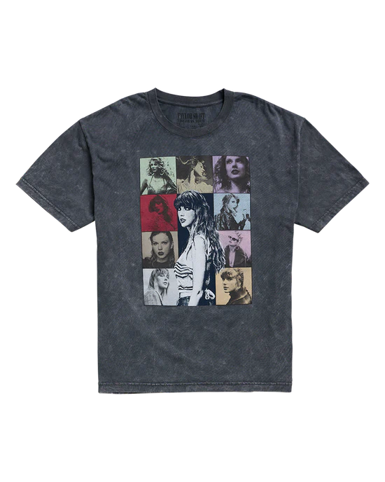 Taylor Swift | The Eras International Tour Mineral Wash Gray T-Shirt